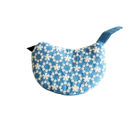 1 PCS Blue Bird Shaped Pot Lid Lifter Heat Resistant Cotton Potholder - Embroidered Floral Kitchen Accessory for Saucepan Handles and Hot Cookware In Australia - Darrahopens