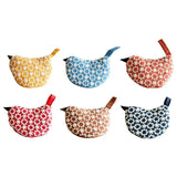 1 PCS Red Bird Shaped Pot Lid Lifter Heat Resistant Cotton Potholder - Embroidered Floral Kitchen Accessory for Saucepan Handles and Hot Cookware
