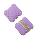 1PCS Purple Soap Bag with Sponge Puff - Thickened Wave Texture Foam Maker with Elastic Strap for Face Wash Body Cleansing and Makeup Removal In Australia - Darrahopens