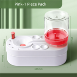 Pink Automatic Paint Brush Washer - One-Touch Water Changing Brush Cleaning Station with Rinse Basin, Water Reservoir and Brush Holder for Watercolour and Art Painting In Australia - Darrahopens