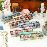 10-Roll Floral Washi Tape Set (Style 1) - 15 mm x 2 m Decorative Flower Pattern Craft Tape for Journaling, Scrapbooking, Planner Decoration and DIY Projects In Australia - Darrahopens