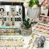 10-Roll Floral Washi Tape Set (Style 3) - 15 mm x 2 m Decorative Flower Pattern Craft Tape for Journaling, Scrapbooking, Planner Decoration and DIY Projects In Australia - Darrahopens