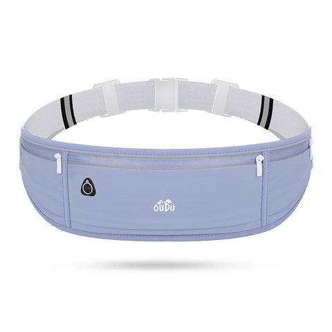 Dark blue Adjustable Running Belt - Fits Large Phones, Reflective, Earphone Port