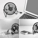 360 Degree Tilt Adjustable USB Portable Mini Desk Fan