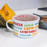 720ml Soup Mug with Silicone Seal Lid 2 Assorted