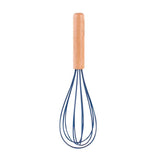 2pcs Beechwood & silicone whisk navy