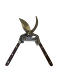 Curved Pruning Shears | Wood & Metal Handle