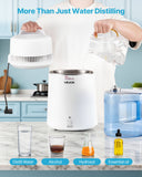 VEVOR 6L Water Distiller Home Countertop Purifier Machine 900W Plastic Container