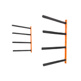 VEVOR Wall Kayak Storage Rack, 4-Capacity Wall Mounted Kayak Holders for Kayak Canoe Paddle Board, Kayak Storage Hooks with Adjustable Padded Arms, 181.6 KG Load Kayak Hanger for Indoor Outdoor Garage