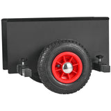 VEVOR Panel Dolly, 600LBS Capacity Slab Dolly, Heavy-duty Drywall Mover with 8" Pneumatic Wheels, Adjustable Clamp Panel Cart for Drywall Sheet, Material Handling, All Terrain Moving Cart