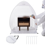VEVOR Spray Paint Shelter Portable Spray Paint Tent Booth 3.3 x 2.9 x 3.3ft Pop Up