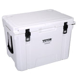 VEVOR Insulated Portable Cooler, 65 qt, Holds 65 Cans, Ice Retention Hard Cooler with Heavy Duty Handle, Ice Chest Lunch Box for Camping, Beach, Picnic, Travel, Outdoor, Keeps Ice for up to 6 Days