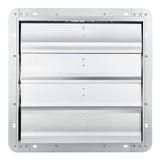VEVOR Shutter Exhaust Fan, 406 mm High-speed 1400RPM 1506 CFM, Aluminum Wall Mount Attic Fan with AC-motor, Ventilation and Cooling for Greenhouses, Garages, Sheds, Shops