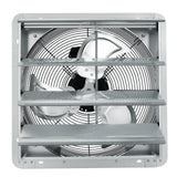 VEVOR Shutter Exhaust Fan, 406 mm High-speed 1400RPM 1506 CFM, Aluminum Wall Mount Attic Fan with AC-motor, Ventilation and Cooling for Greenhouses, Garages, Sheds, Shops