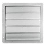 VEVOR Shutter Exhaust Fan, 610 mm High-speed 1400RPM 2892 CFM, Aluminum Wall Mount Attic Fan with AC-motor, Ventilation and Cooling for Greenhouses, Garages, Sheds, Shops