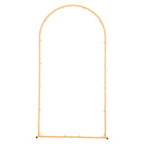 Darrahopens Home & Garden > Bathroom Accessories > Bath Caddies VEVOR Arch Backdrop Stand, 2 x 1 m, Stable Structure, Easy Assembly, 1 Set Gold Metal Arch Backdrop Stand for Wedding, Birthday Party, Graduation, Holiday Celebration, and Ceremony Decoration
