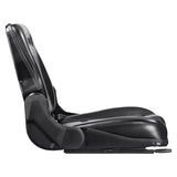 VEVOR Universal Forklift Seat, Fold Down Tractor Seat with Adjustable Angle Back and Micro Switch, 16-34 cm Extended Slot Comfortable Forklift Seat for Tractor Loader Excavator