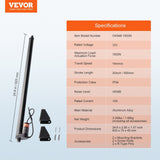 Darrahopens Pet Care > Pest Control > Animal Traps VEVOR Linear Actuator 12V, 20 Inch High Speed 0.55"/s Linear Actuator, 220lbs/1000N Linear Motion Actuator with Mounting Bracket and IP54 Protection