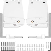 Murphy Mounting Wall Springs Mechanism, Heavy Duty Support Hardware DIY Kit, Bed Springs Mechanism Ideal for King Queen Bed (Vertical), White