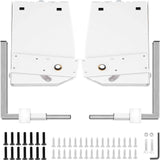 Murphy Mounting Wall Springs Mechanism, Heavy Duty Support Hardware DIY Kit, Bed Springs Mechanism Ideal for King Queen Bed (Vertical), White