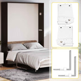 Murphy Mounting Wall Springs Mechanism, Heavy Duty Support Hardware DIY Kit, Bed Springs Mechanism Ideal for King Queen Bed (Vertical), White