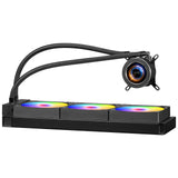 VEVOR CPU Liquid Cooler AIO CPU Water Cooler with ARGB Light & 3 PWN Fans(120mm)