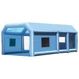 VEVOR Inflatable Paint Booth .1x9ft Inflatable Spray Booth 750W+480W Blower - Pr