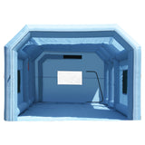 VEVOR Inflatable Paint Booth .1x9ft Inflatable Spray Booth 750W+480W Blower - Pr
