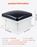 VEVOR RV Vent Roof Fan 355.6 mm 10-Speed Reversible with Remote Control