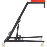 VEVOR Automotive Topside Creeper, with Adjustable Height 48" to 76", 181.44KGS Capacity High Creeper, 4 Swivel Caster Wheels, Heavy Duty Foldable Creeper for Auto Repair and Maintenance