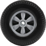 VEVOR Solid PU Run-Flat Tire Wheel, 254 mm, 2-Pack, 81.6 kg Dynamic Load, 99.8 kg Static Load, Flat Free Tubeless Tires and Wheels for Hand Truck, Utility Cart, Dollies, Garden Trailers, Various Carts