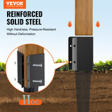 VEVOR Fence Post Anchor Ground Spike 4 Pack 36 x 4 x 4 In Metal Fence Stakes