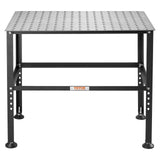 Welding Table 36" x 24", 800LBS Capacity Welding Workbench Table, Heavy-Duty Work Bench with 0.63" Fixture Holes and Non-slip Foot Pads for Welding Assembly Repair Works