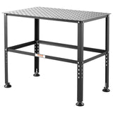 Welding Table 36" x 24", 800LBS Capacity Welding Workbench Table, Heavy-Duty Work Bench with 0.63" Fixture Holes and Non-slip Foot Pads for Welding Assembly Repair Works