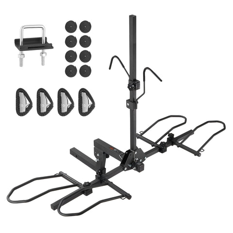 VEVOR 2-Bike Rack Hitch Mount 160lbs Folding Carrier Car Truck SUV 2