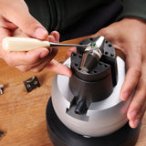VEVOR Engraving Block 5 inch Ball Vise Setting Jewelry Ball Vise Engraving with 34PCS Attachment and Rubber Base