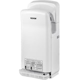 VEVOR Jet Hand Dryer Blade Hand Dryer Automatic High Speed for Washroom White