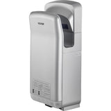 VEVOR Jet Hand Dryer Blade Hand Dryer Automatic High Speed for Washroom Silver