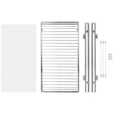 VEVOR Pull Out Cabinet Under Sink Organizer 11 x 21 Inch Wire Drawer Basket