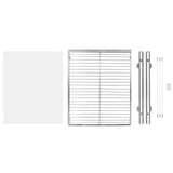 VEVOR 34x53 cm Pull Out Cabinet Organizer, Heavy Duty Slide Out Pantry Shelves, Chrome-Plated Steel Roll Out Drawers, Sliding Drawer Storage for Home, Inside Kitchen Cabinet, Bathroom, Under Sink
