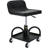 VEVOR Rolling Garage Stool 300LBS Adjustable Mechanic Work Shop Seat w/Casters