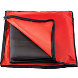 VEVOR 10 x 10 Ft Welding Blanket Black Fiberglass Blanket Portable Fiberglass Fire Retardant Blanket Welding Mat Welding Fireproof Thermal Resistant Insulation With Carry Bag