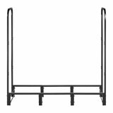 Darrahopens Home & Garden > Bathroom Accessories > Towel Racks & Holders VEVOR Firewood Rack with Waterproof Cover, 1.22m Outdoor Firewood Holder, 1/4 Cord Storage Metal Log Holder, 400lb Max Weight Capacity, Full Covered, Powder-Coated Wood Storage Rack for Fireplace Deck