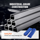 VEVOR Portable Chainsaw Mill 14"-36" Guide Bar 0.2"-11.81" Cutting Thickness