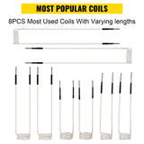VEVOR Induction Heater Coil Kit Induction Coils 8PCS For Removing Rusty Bolts