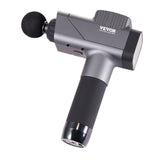 VEVOR Massage Gun Deep Tissue, Percussion Muscle Massager for Athletes - with 8 Speed Levels & 6 Massage Heads, 16V 2500mAh Batteries, Handheld Electric Massage Gun for Pain Relief, Muscle Relaxation