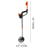 VEVOR Metal Detector Waterproof Disc Metal detectors Underwater Underground high Accuracy LCD Display Metal Detector for Adults and Children Headphone Automatic Detector (Yellow 3010)