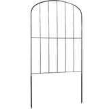VEVOR Garden Fence, No Dig Fence 61 x 33 cm Animal Barrier Fence, Underground Decorative Garden Fencing with 5.08 cm Spike Spacing, Metal Dog Fence for the Yard and Outdoor Patio, 10 Pack
