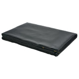 VEVOR Dump Truck Mesh Tarp, 8 x 18 ft, PVC Coated Black Heavy Duty Cover with 5.5" 18oz Double Pocket, Brass Grommets, Reinforced Double Needle Stitch Webbing Fits Manual or Electric Dump Truck System