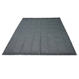 VEVOR Dump Truck Mesh Tarp, 8 x 18 ft, PVC Coated Black Heavy Duty Cover with 5.5" 18oz Double Pocket, Brass Grommets, Reinforced Double Needle Stitch Webbing Fits Manual or Electric Dump Truck System